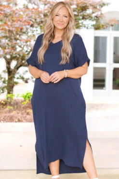 You Tried Dress, Ink Blue