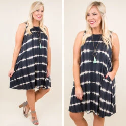 Summer Escape Dress, Black -VogueBabe Store summer escape dress black